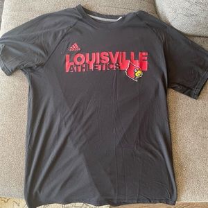 (XL) Black Adidas University of Louisville Athletics T-Shirt